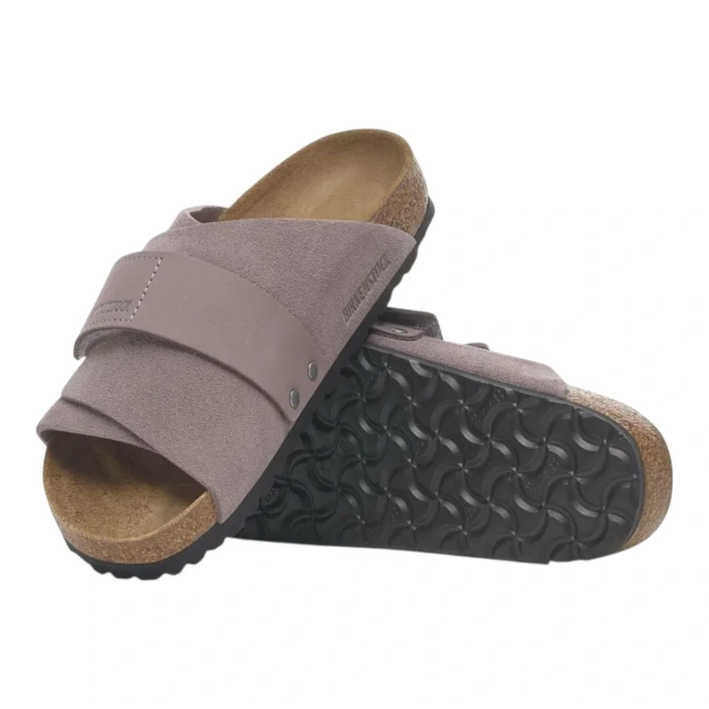 Birkenstock Mauve Suede Sandals - Picture 3 of 6